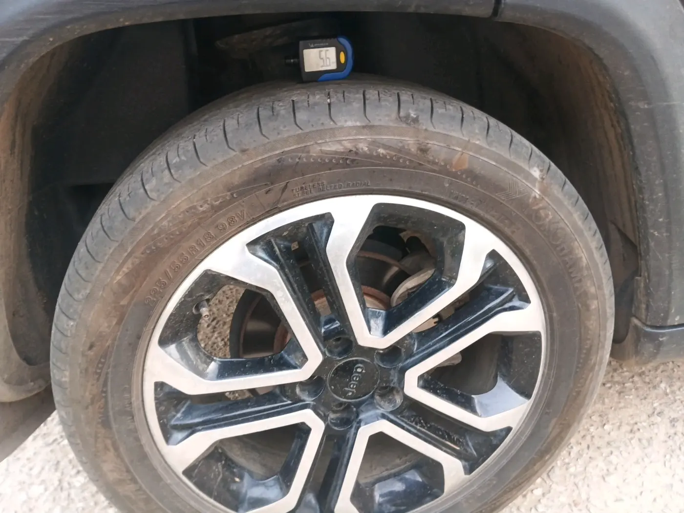 2021 Jeep Compass LIMITED (O) 2.0 DIESEL, Diesel, Manual, 88,017 km, tyre