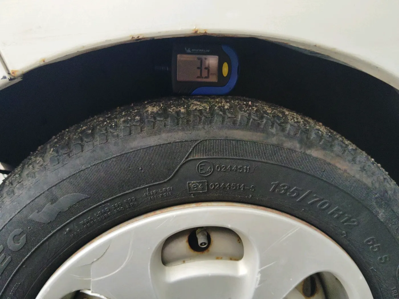 2013 Tata Nano LX, Petrol, Manual, 93,974 km, tyre