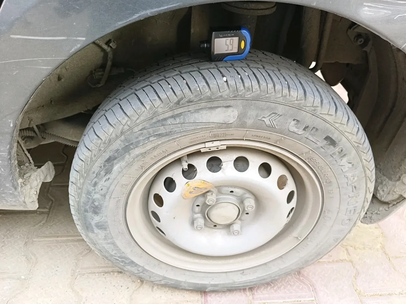 2024 Tata Tiago XT CNG, CNG, Manual, 92,610 km, tyre