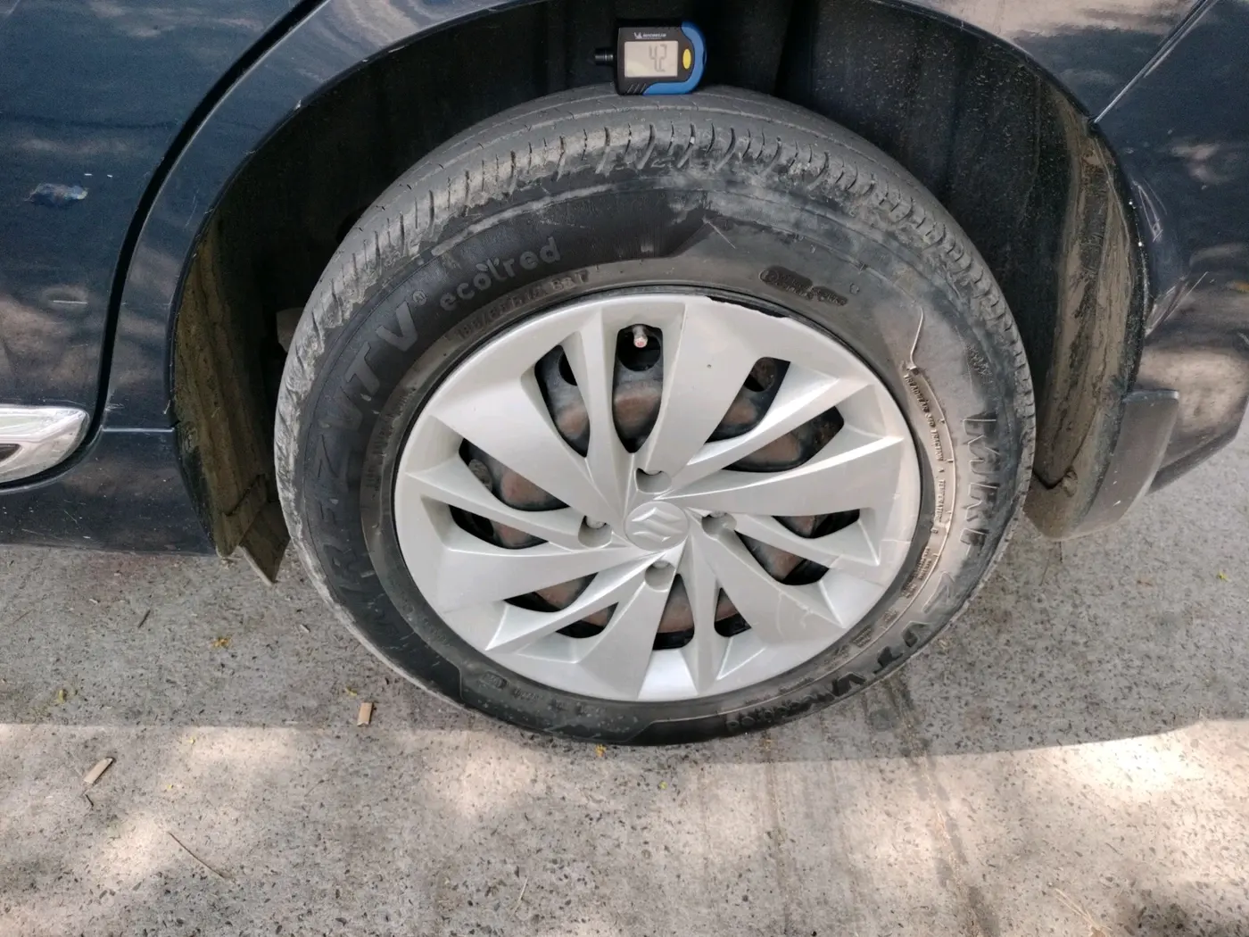 2022 Maruti Baleno DELTA PETROL 1.2, CNG, Manual, 1,31,213 km, tyre