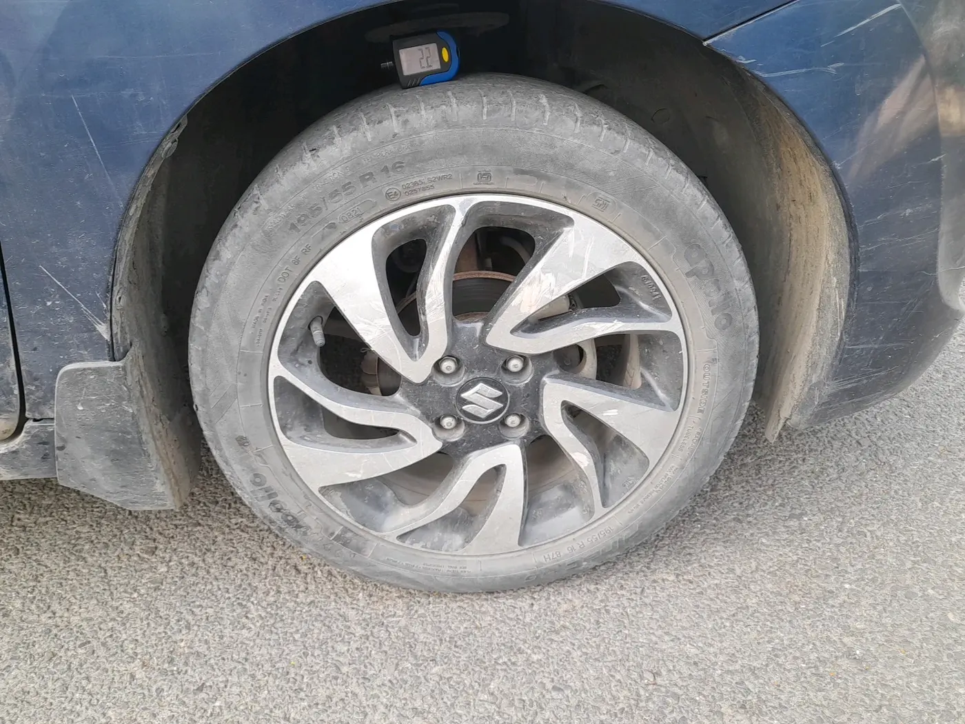 2021 Maruti Baleno ZETA PETROL 1.2, Petrol, Manual, 37,972 km, tyre