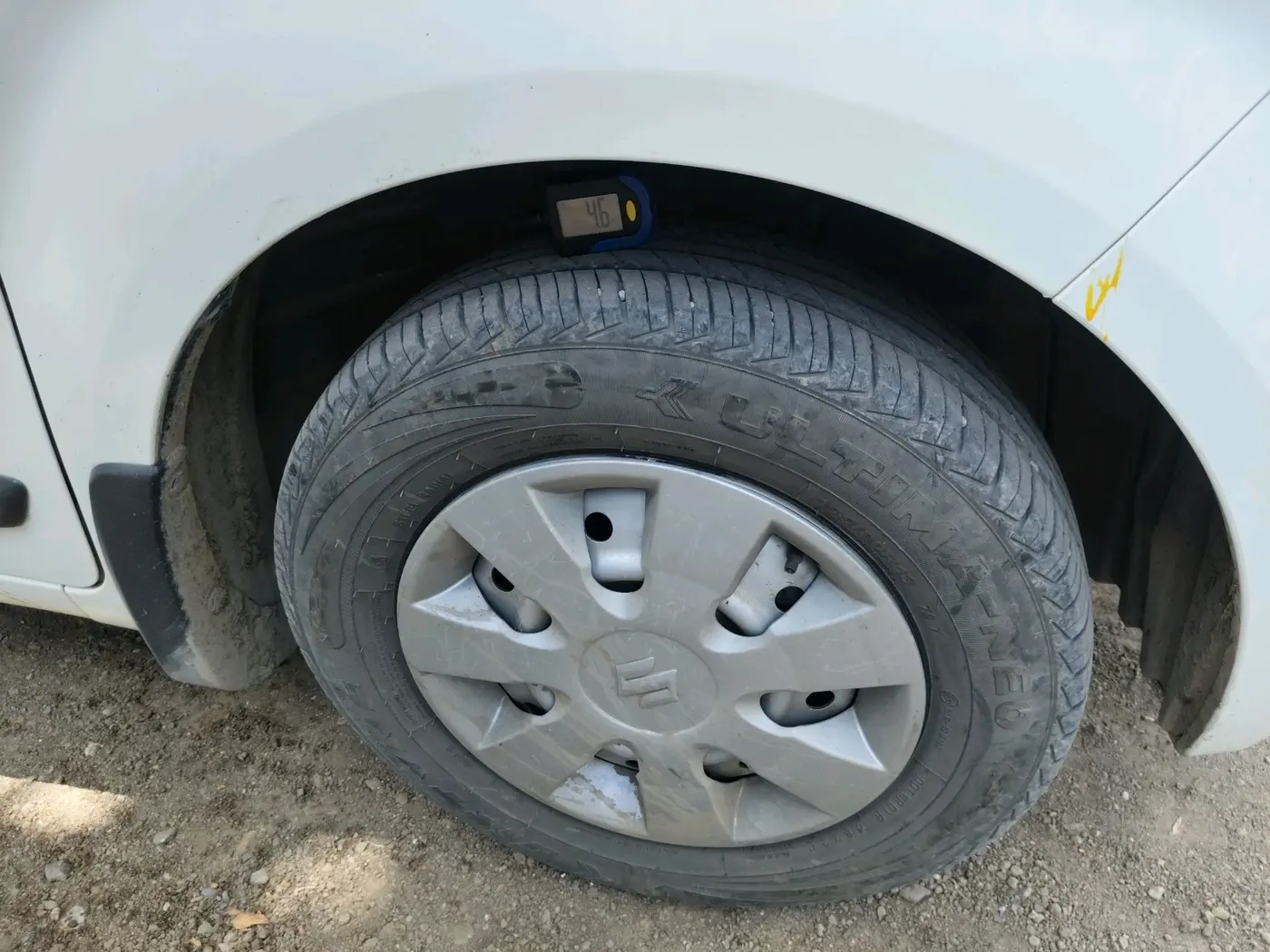 2023 Maruti New Wagon-R LXI 1.0, Petrol, Manual, 23,046 km, tyre