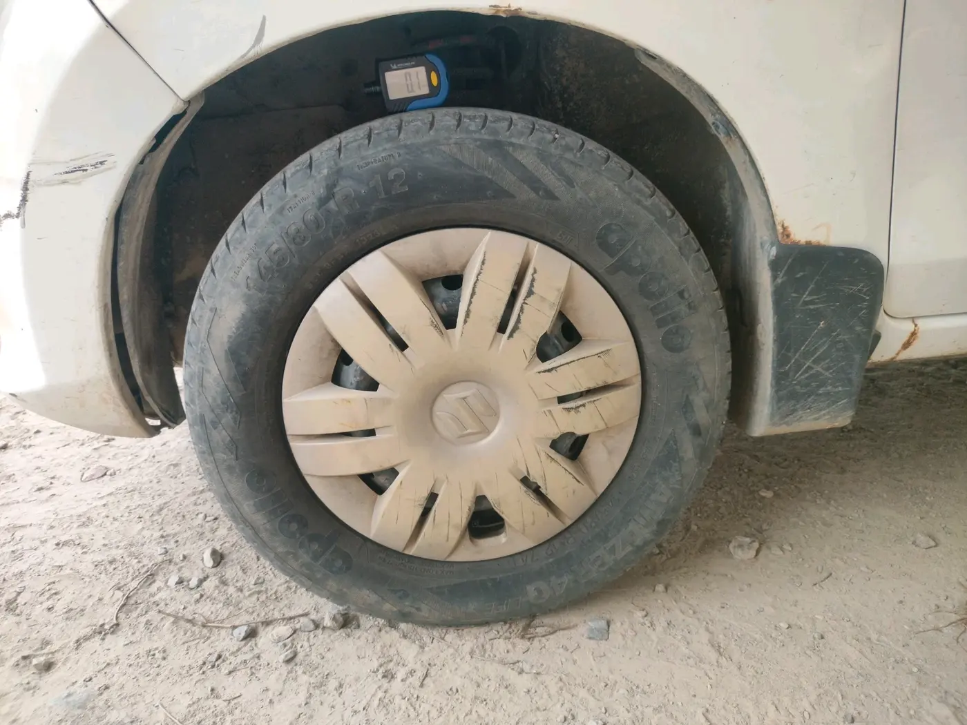 2012 Maruti Alto 800 LXI, CNG, Manual, 1,10,073 km, tyre
