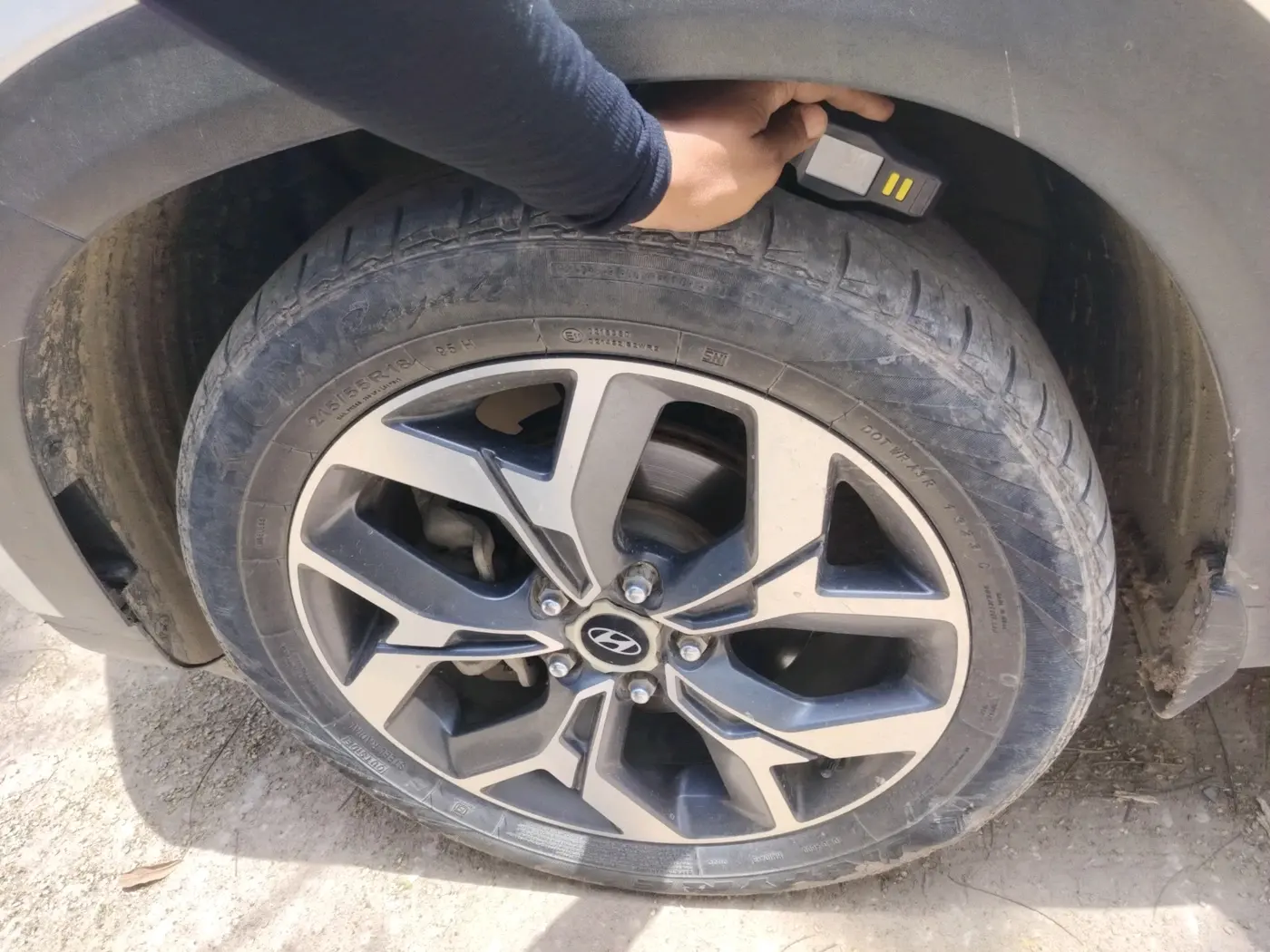 2021 Hyundai Creta SX (O) AT 1.5 DIESEL, Diesel, Automatic, 79,553 km, tyre