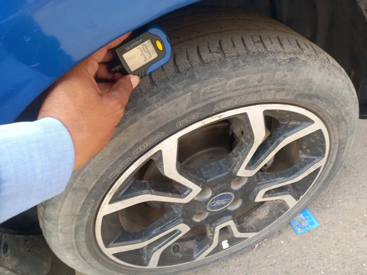 2018 Ford Ecosport TITANIUM 1.5L SIGNATURE EDITION (SUNROOF) PETROL, Petrol, Manual, 75,352 km, tyre
