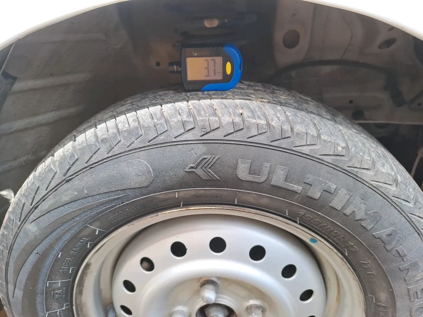 2022 Maruti New Wagon-R LXI 1.0, Petrol, Manual, 73,294 km, tyre