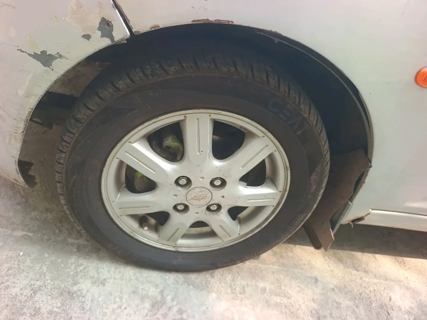 2014 Chevrolet Beat LT DIESEL, Diesel, Manual, 1,07,100 km, tyre