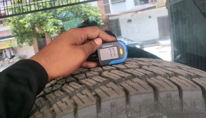 2025 Mahindra Thar Roxx MX1 Petrol MT 2WD, Petrol, Manual, 14,280 km, tyre