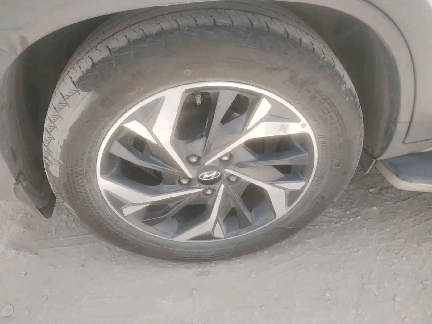 2021 Hyundai Creta SX (O) IVT 1.5 PETROL, Petrol, Automatic, 1,28,449 km, tyre