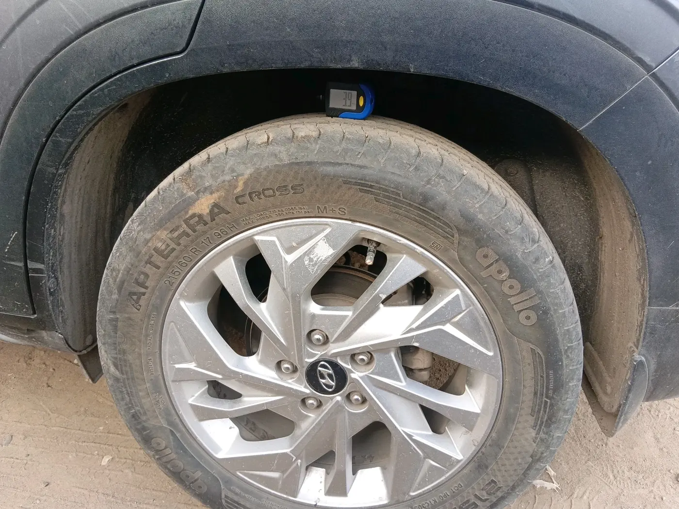2021 Hyundai Creta SX 1.5 PETROL, Petrol, Manual, 56,191 km, tyre