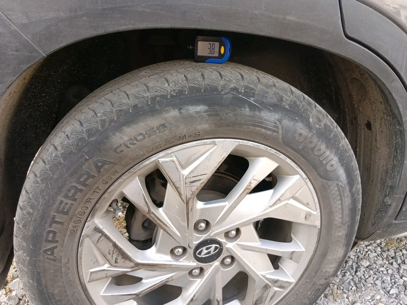 2021 Hyundai Creta SX 1.5 PETROL, Petrol, Manual, 56,191 km, tyre