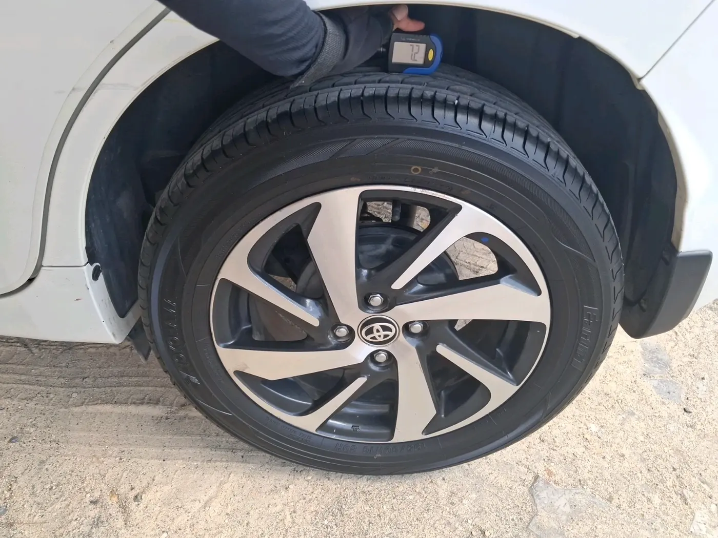 2023 Toyota Glanza G E-CNG, CNG, Manual, 69,139 km, tyre
