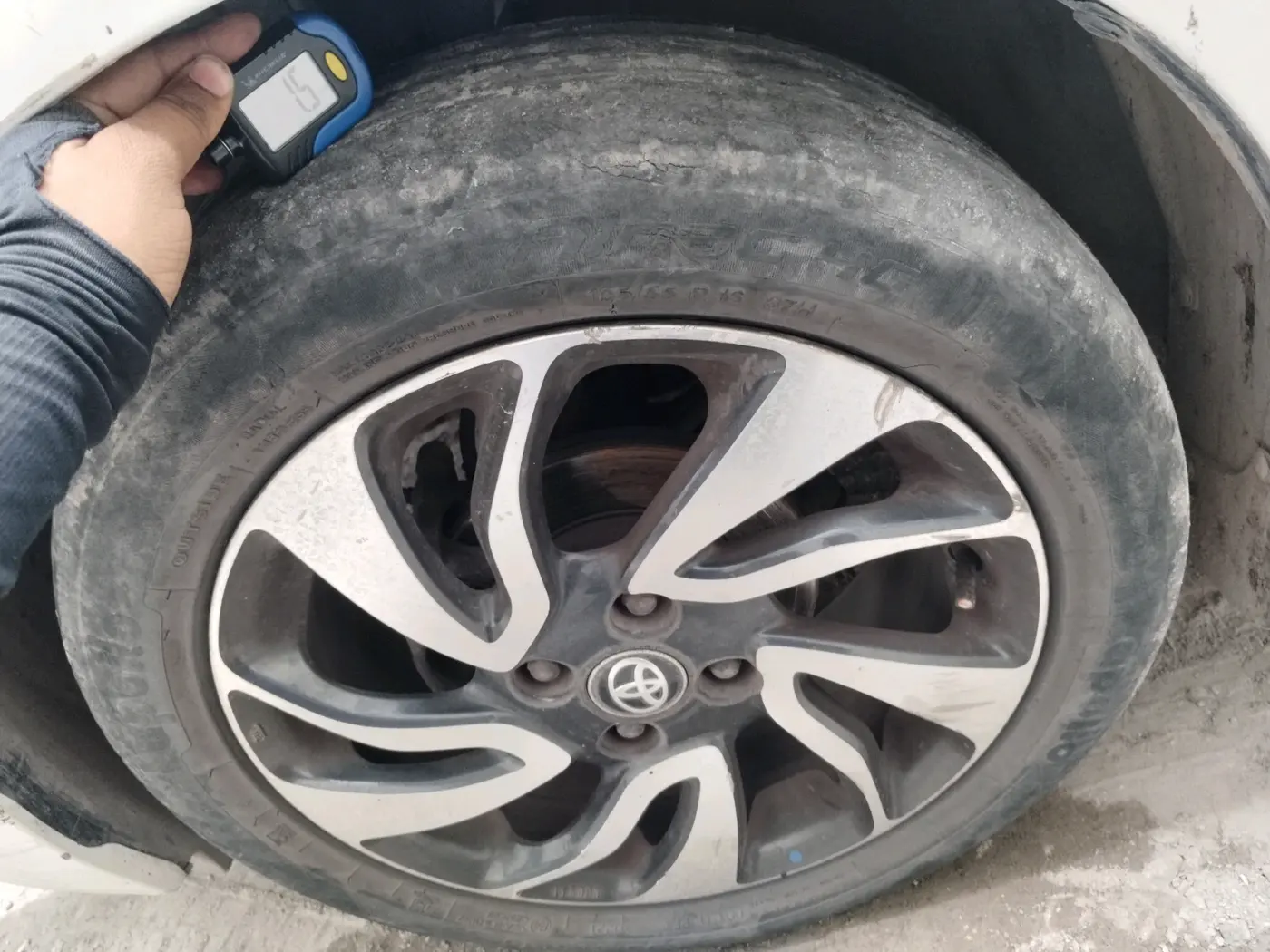 2021 Toyota Glanza G CVT, Petrol, Automatic, 76,447 km, tyre
