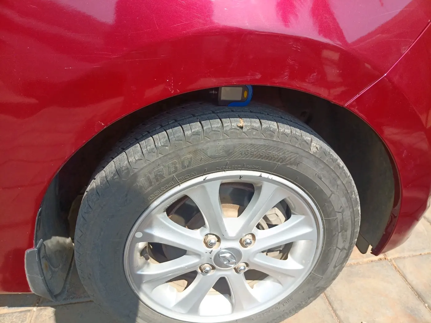 2014 Hyundai Grand i10 ASTA AT 1.2 KAPPA VTVT, Petrol, Automatic, 61,115 km, tyre
