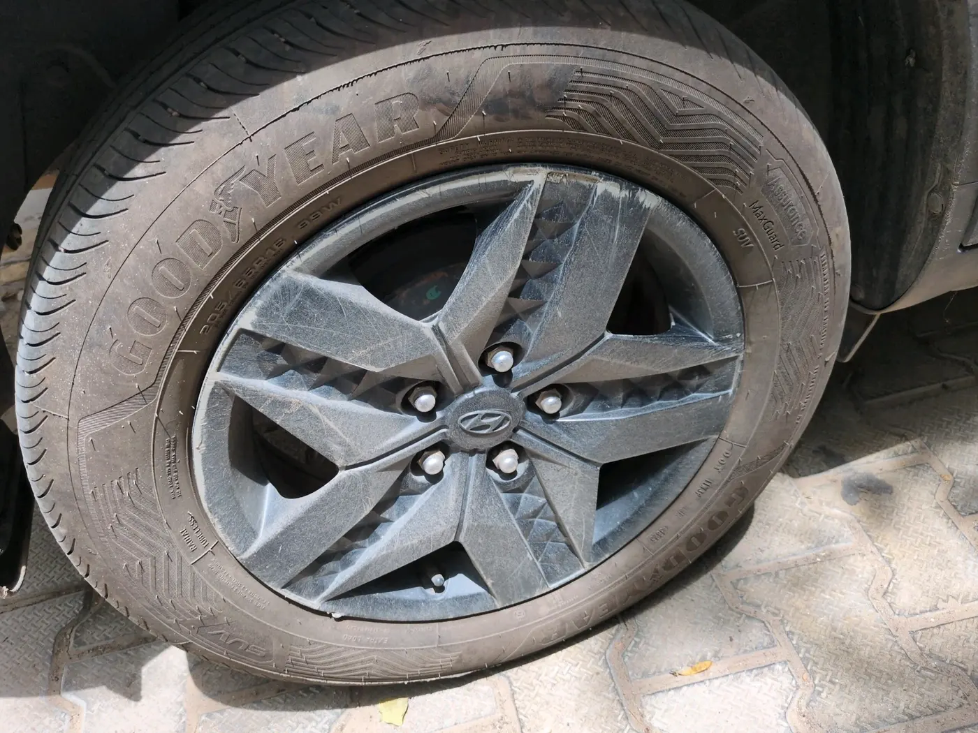 2020 Hyundai Creta S 1.5 DIESEL, Diesel, Manual, 1,23,147 km, tyre