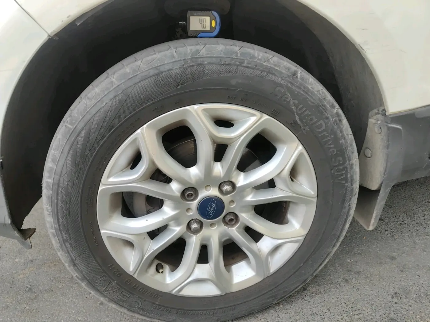2013 Ford Ecosport TITANIUM 1.5L DIESEL, Diesel, Manual, 93,965 km, tyre