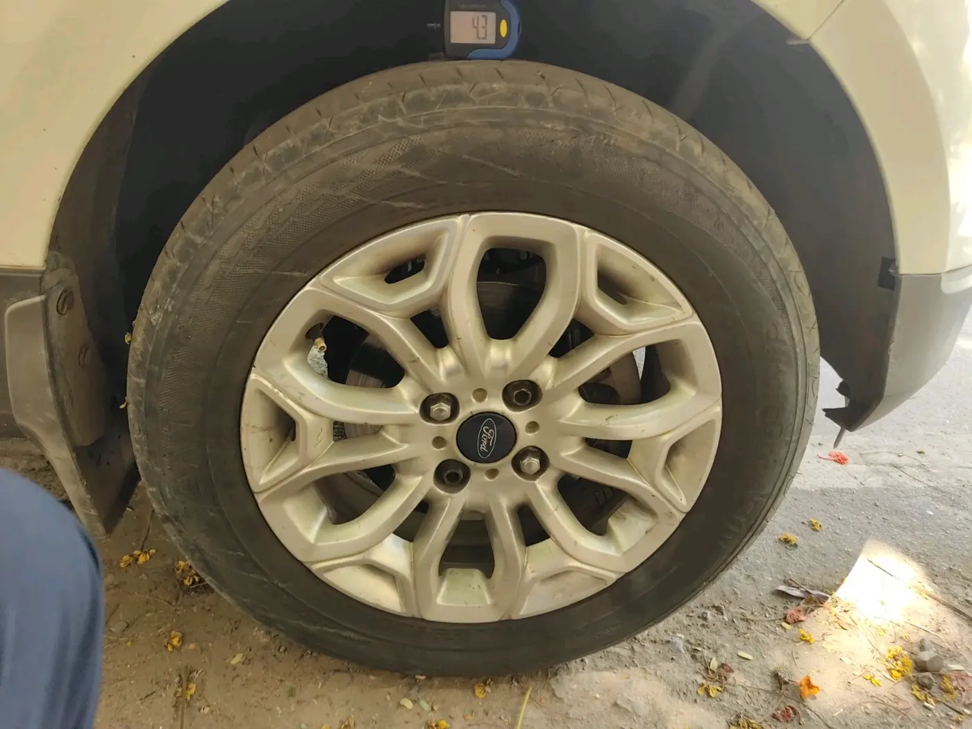 2013 Ford Ecosport TITANIUM 1.5L DIESEL, Diesel, Manual, 93,965 km, tyre