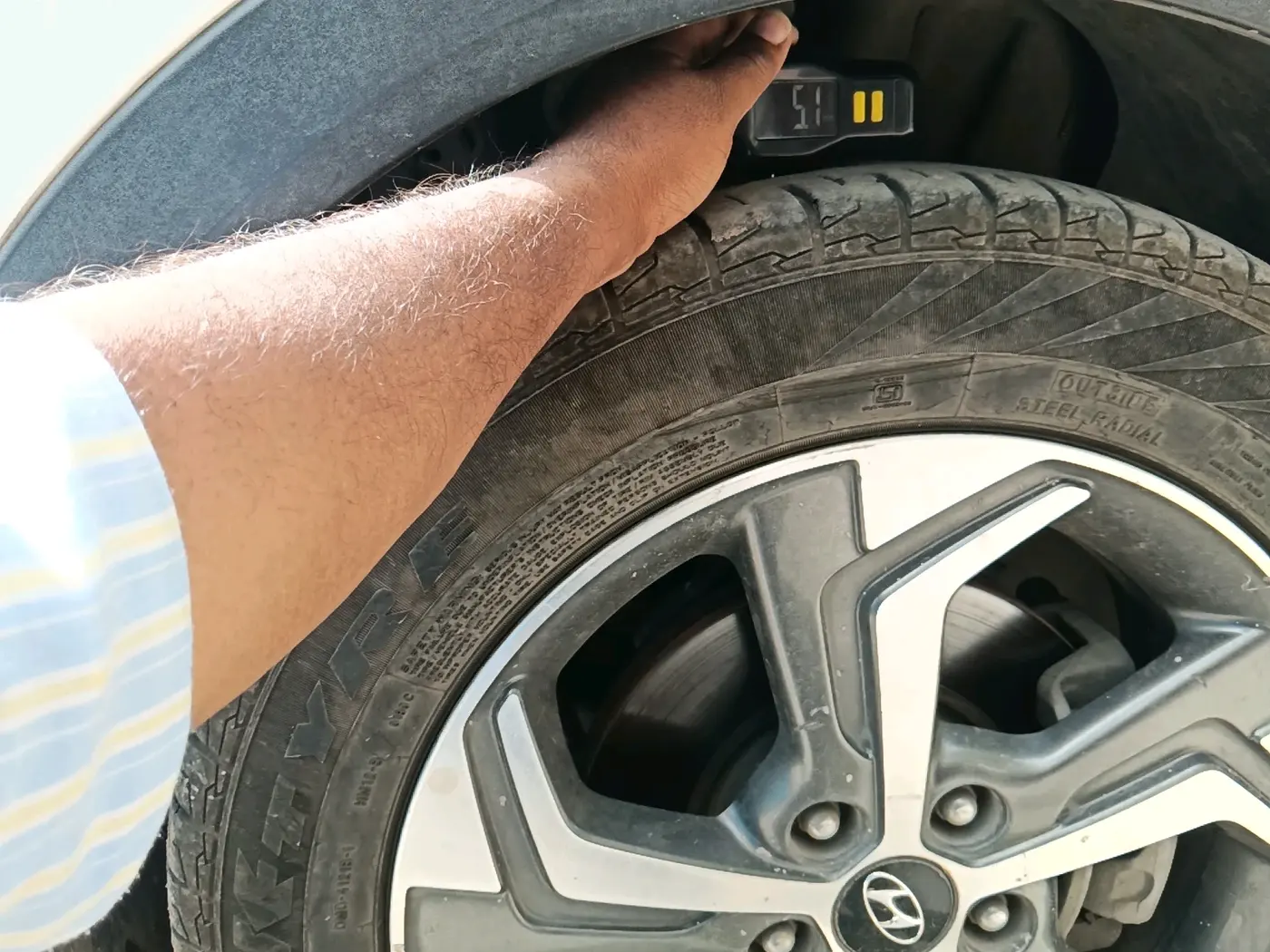 2019 Hyundai Creta SX AT 1.6 DIESEL, Diesel, Automatic, 60,514 km, tyre