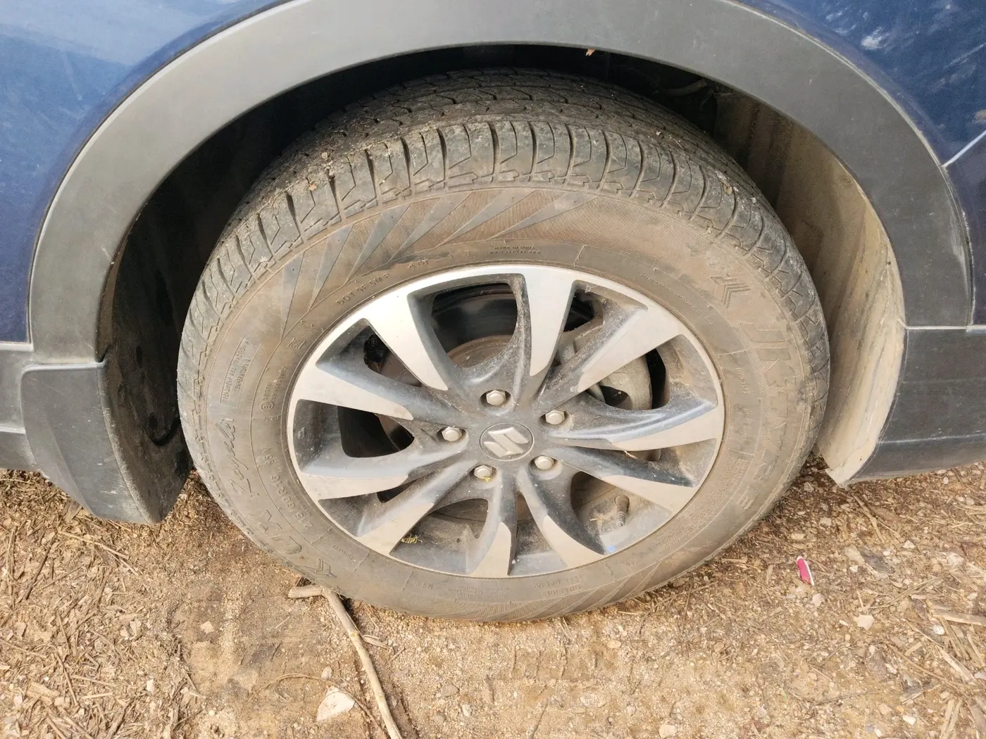 2022 Maruti S Cross ZETA 1.5, Petrol, Manual, 11,284 km, tyre