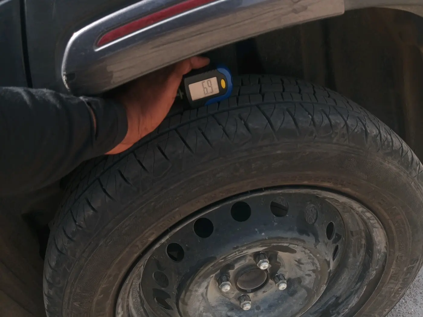 2023 Maruti FRONX DELTA CNG 1.2 MT, CNG, Manual, 1,01,594 km, tyre
