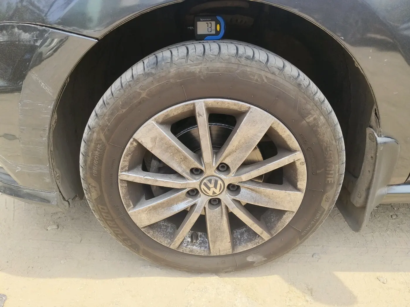 2016 Volkswagen Ameo HIGHLINE1.5L, Diesel, Manual, 1,20,465 km, tyre