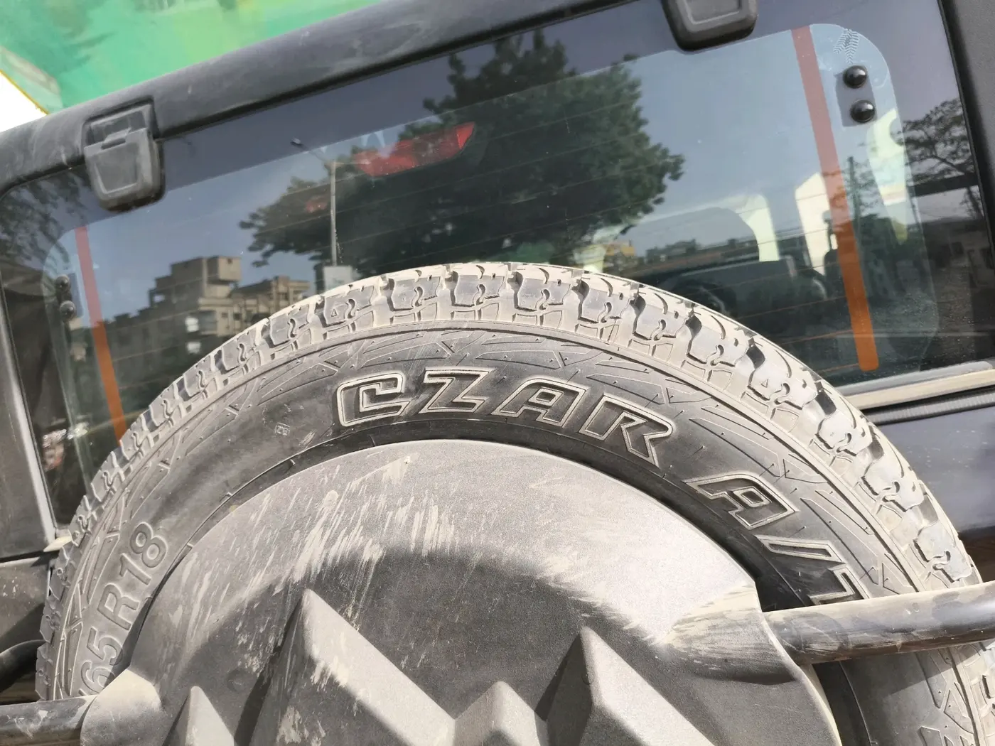 2022 Mahindra Thar LX PETROL HT 4WD AT, Petrol, Automatic, 44,990 km, tyre