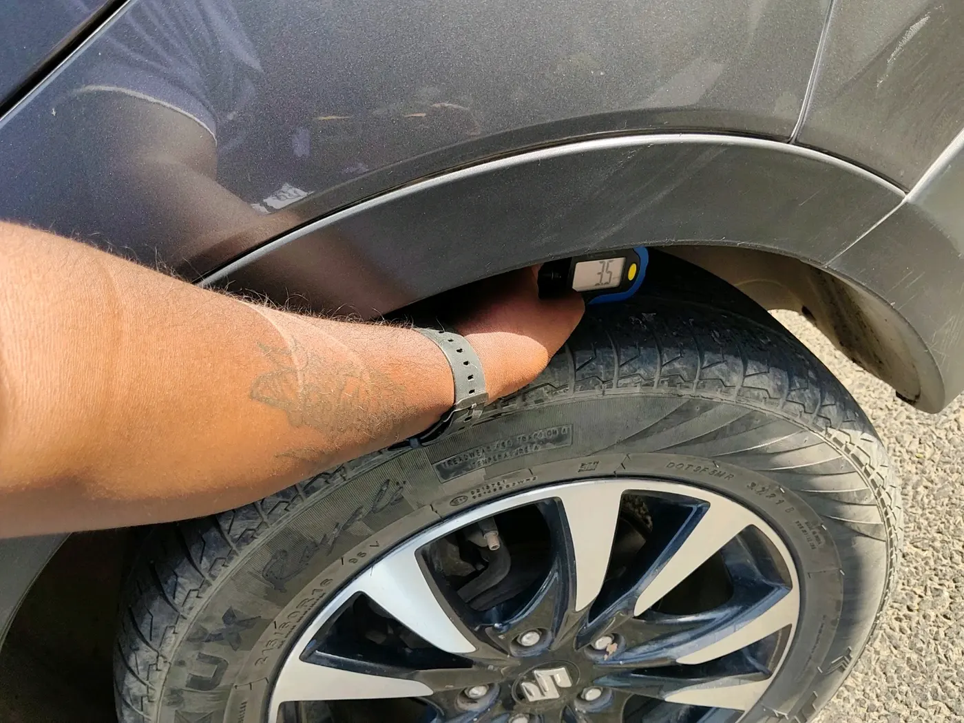 2021 Maruti S Cross ZETA 1.5, Petrol, Manual, 57,781 km, tyre