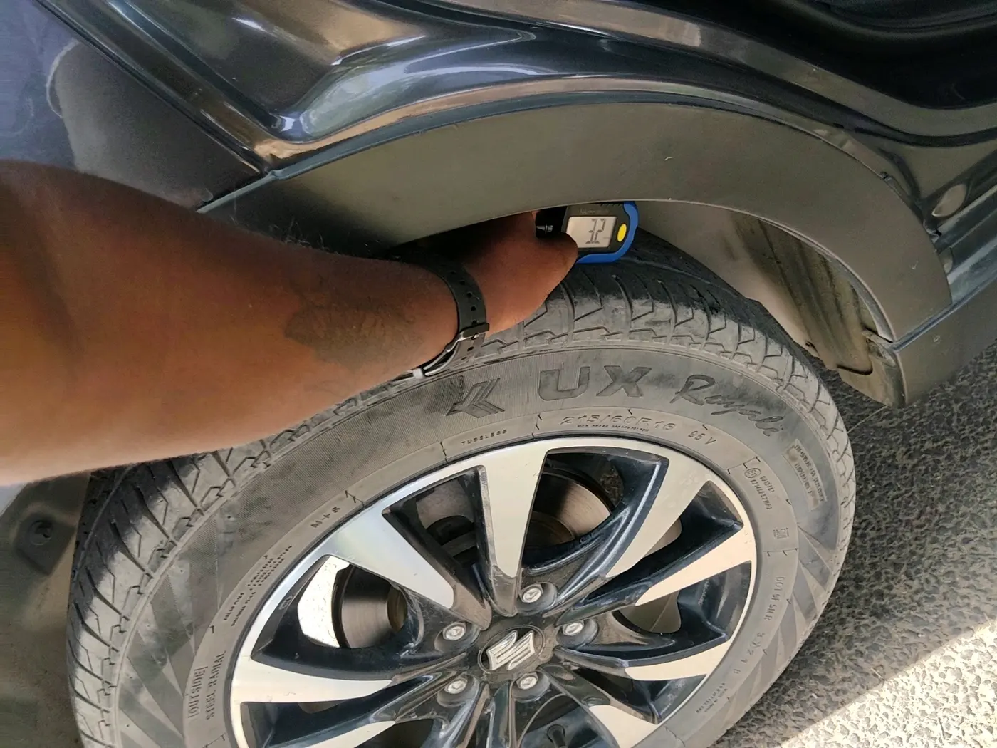 2021 Maruti S Cross ZETA 1.5, Petrol, Manual, 57,781 km, tyre