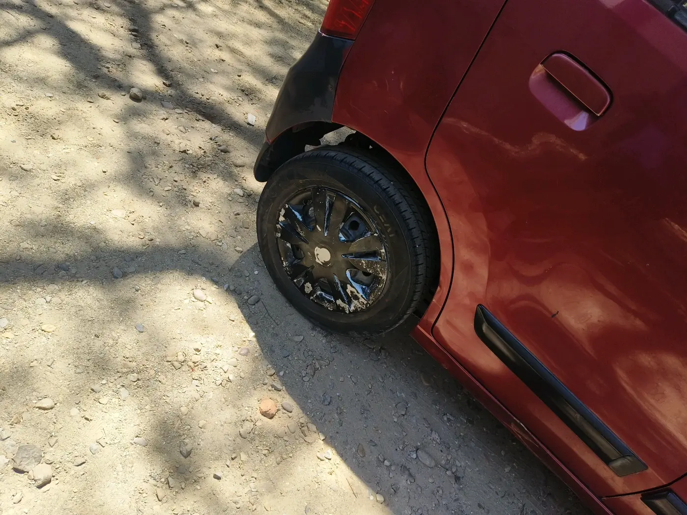 2012 Maruti Wagon R 1.0 VXI, Petrol, Manual, 1,00,009 km, tyre