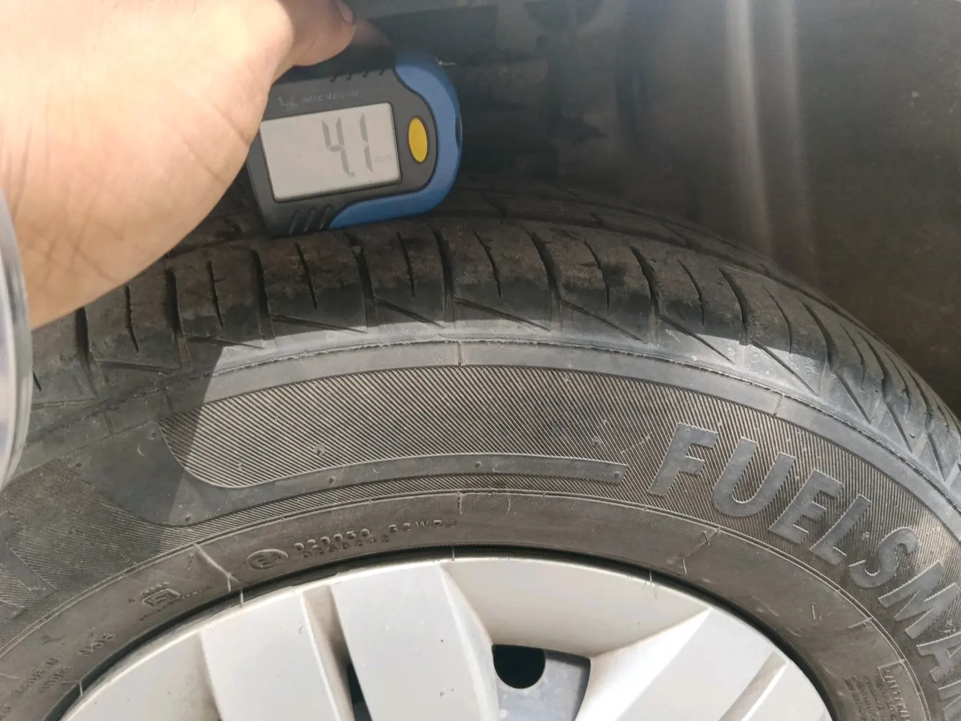 2022 Maruti Alto LXI OPT CNG, CNG, Manual, 55,370 km, tyre
