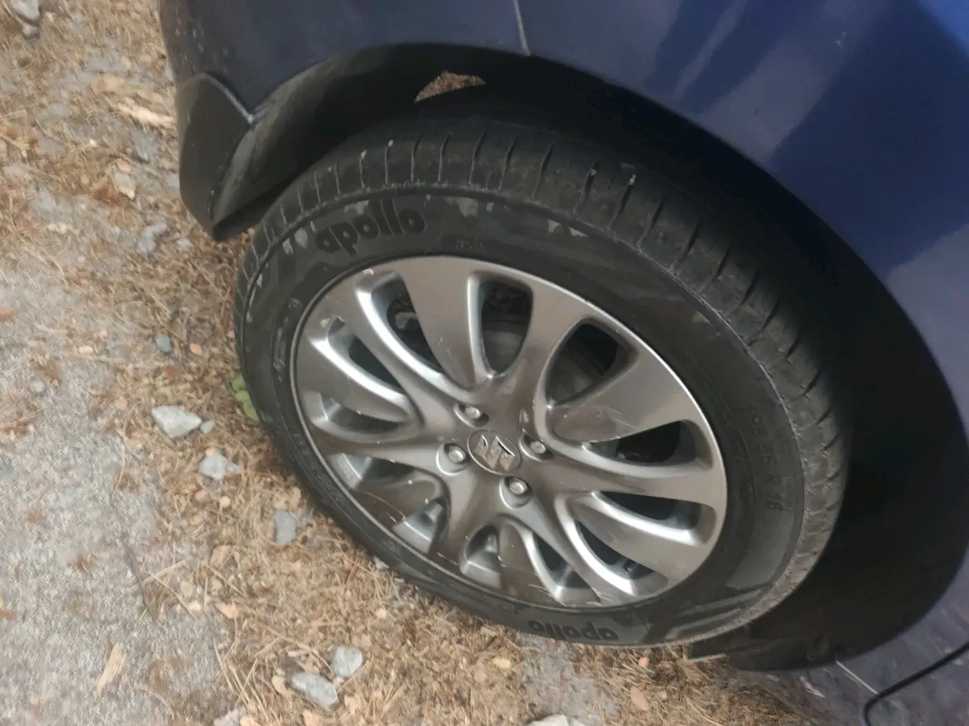 2017 Maruti Baleno ALPHA PETROL 1.2, Petrol, Manual, 1,07,506 km, tyre