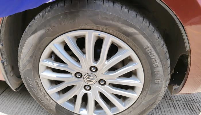 2018 Maruti Dzire ZXI AMT, Petrol, Automatic, 52,641 km, tyre