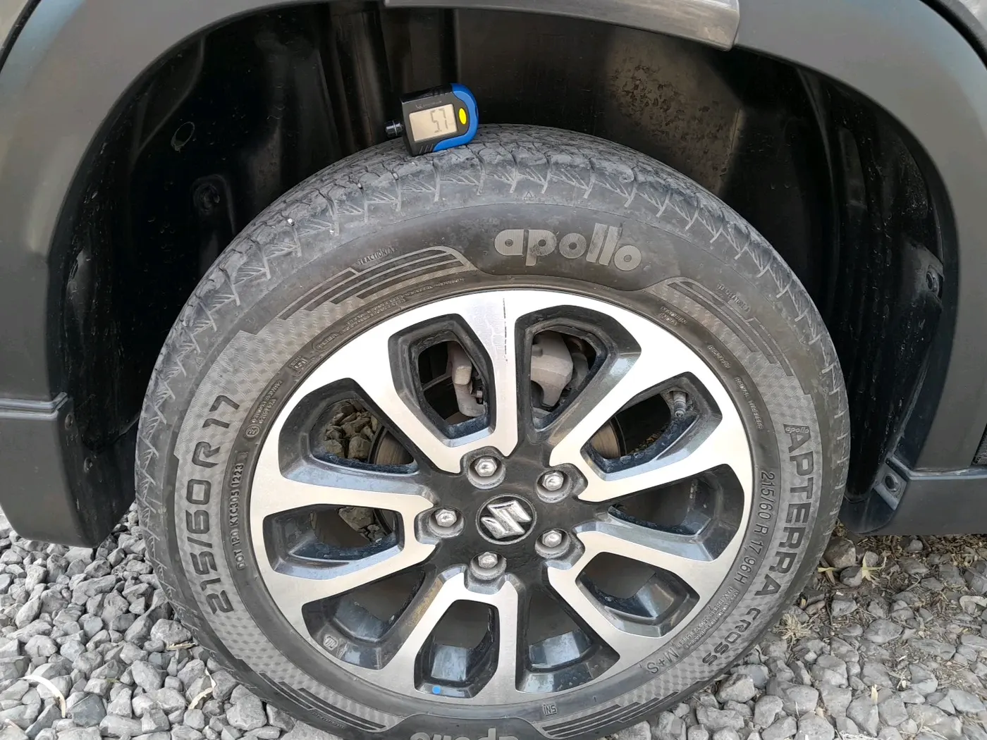 2023 Maruti Grand Vitara ZETA SMART HYBRID, Petrol, Manual, 25,961 km, tyre