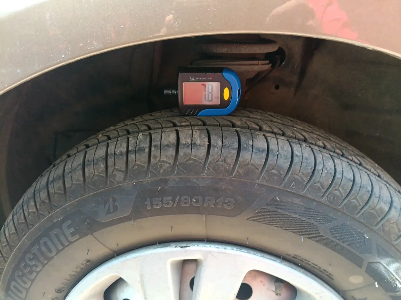 2020 Maruti New Wagon-R LXI CNG 1.0, CNG, Manual, 1,22,078 km, tyre
