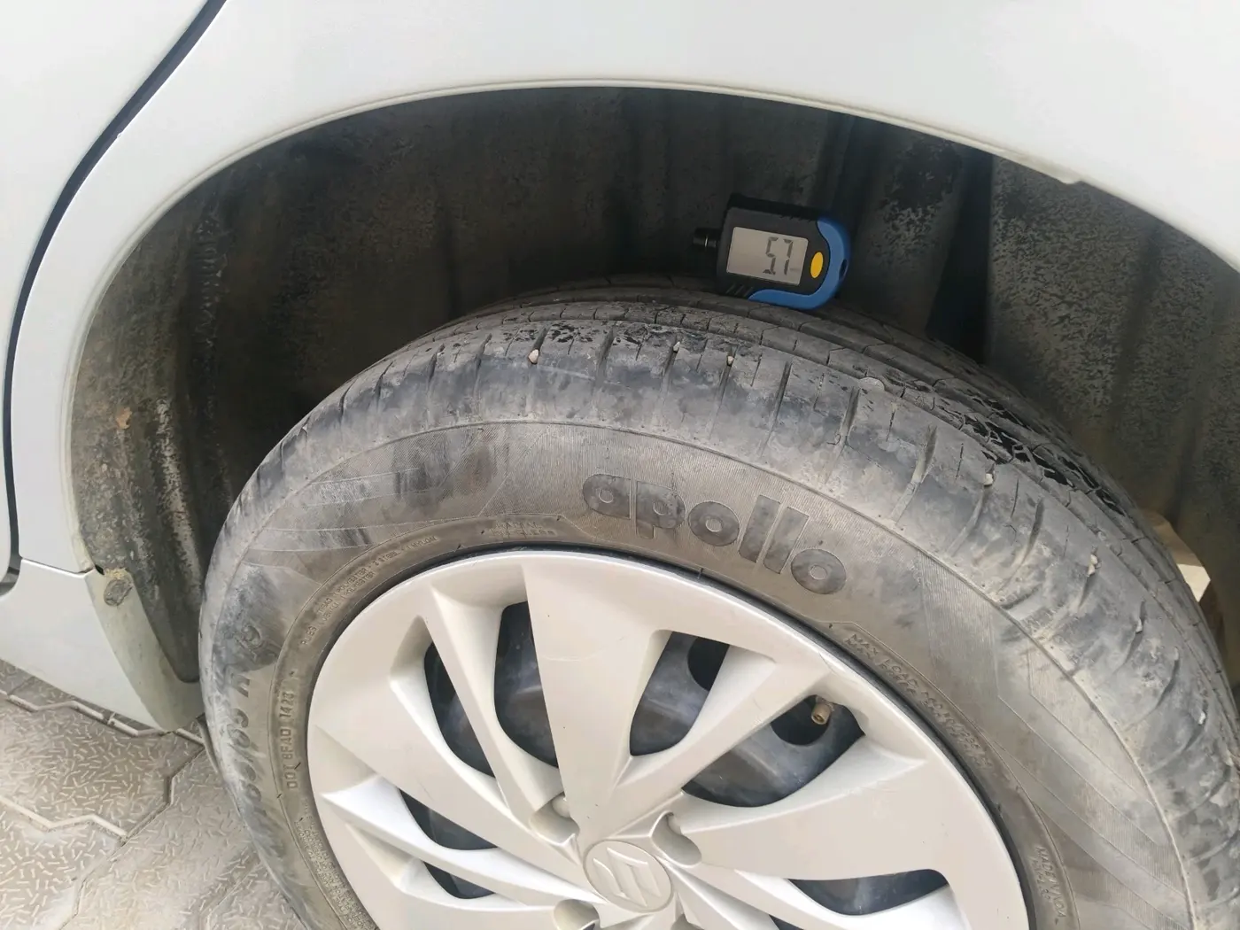 2023 Maruti Baleno DELTA PETROL 1.2, Petrol, Manual, 53,385 km, tyre