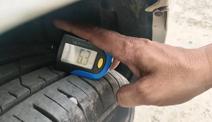 2022 Maruti Baleno  ZETA CNG 1.2L, CNG, Manual, 70,087 km, tyre