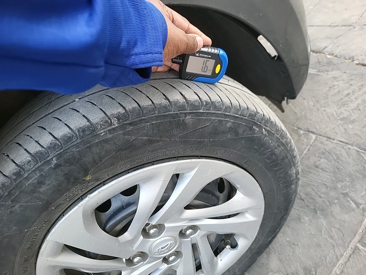 2020 Hyundai AURA S 1.2 CNG, CNG, Manual, 82,910 km, tyre