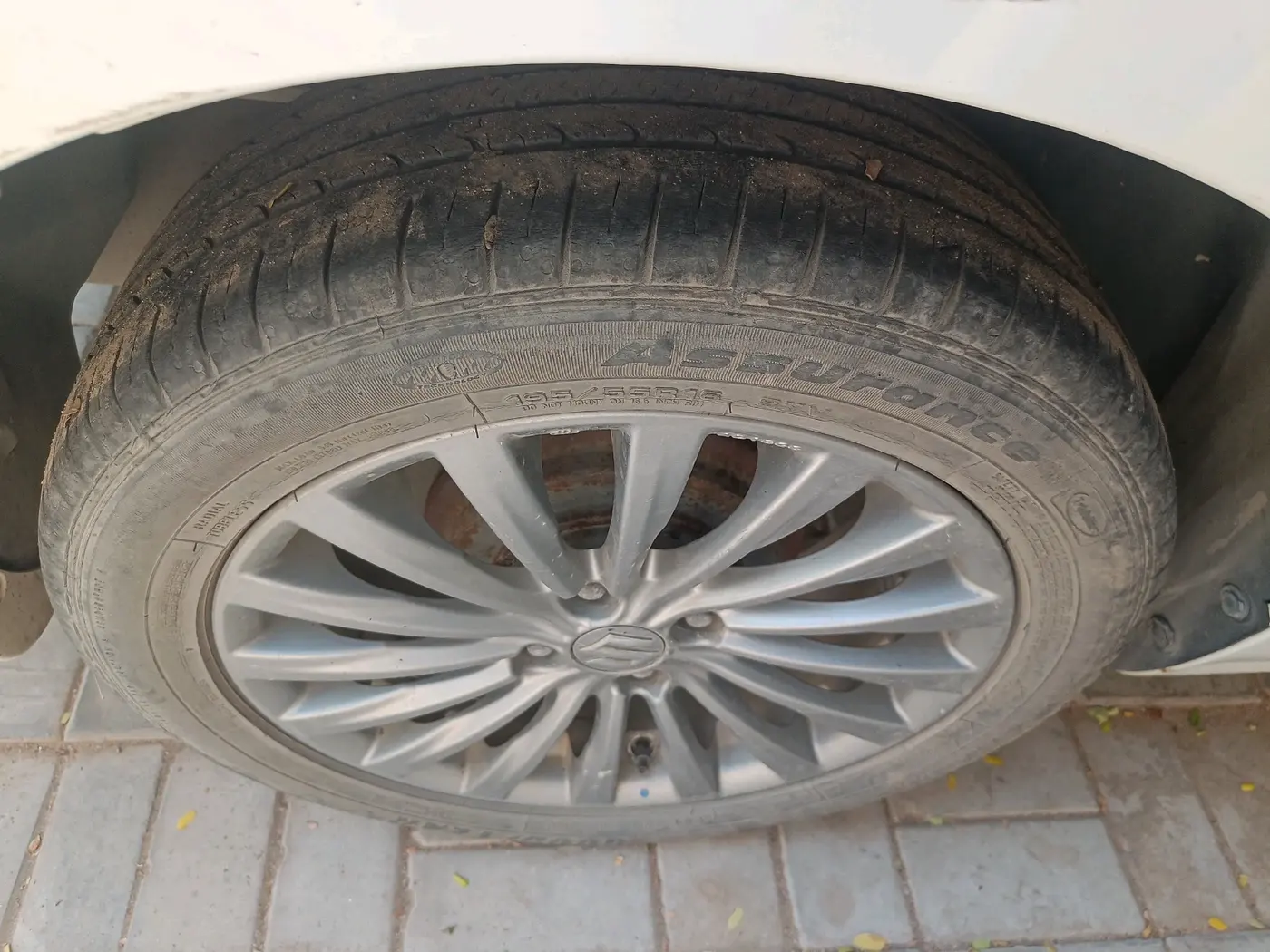2017 Maruti Ciaz ALPHA DIESEL 1.3, Diesel, Manual, 1,26,491 km, tyre
