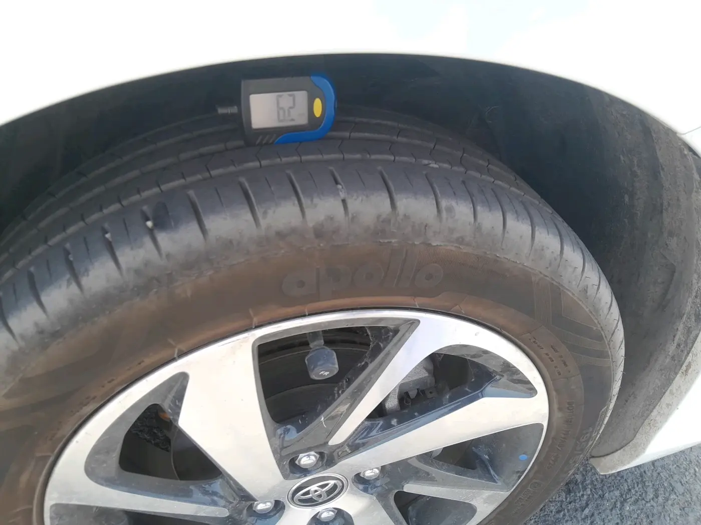 2025 Toyota Glanza G E-CNG, CNG, Manual, 12,166 km, tyre