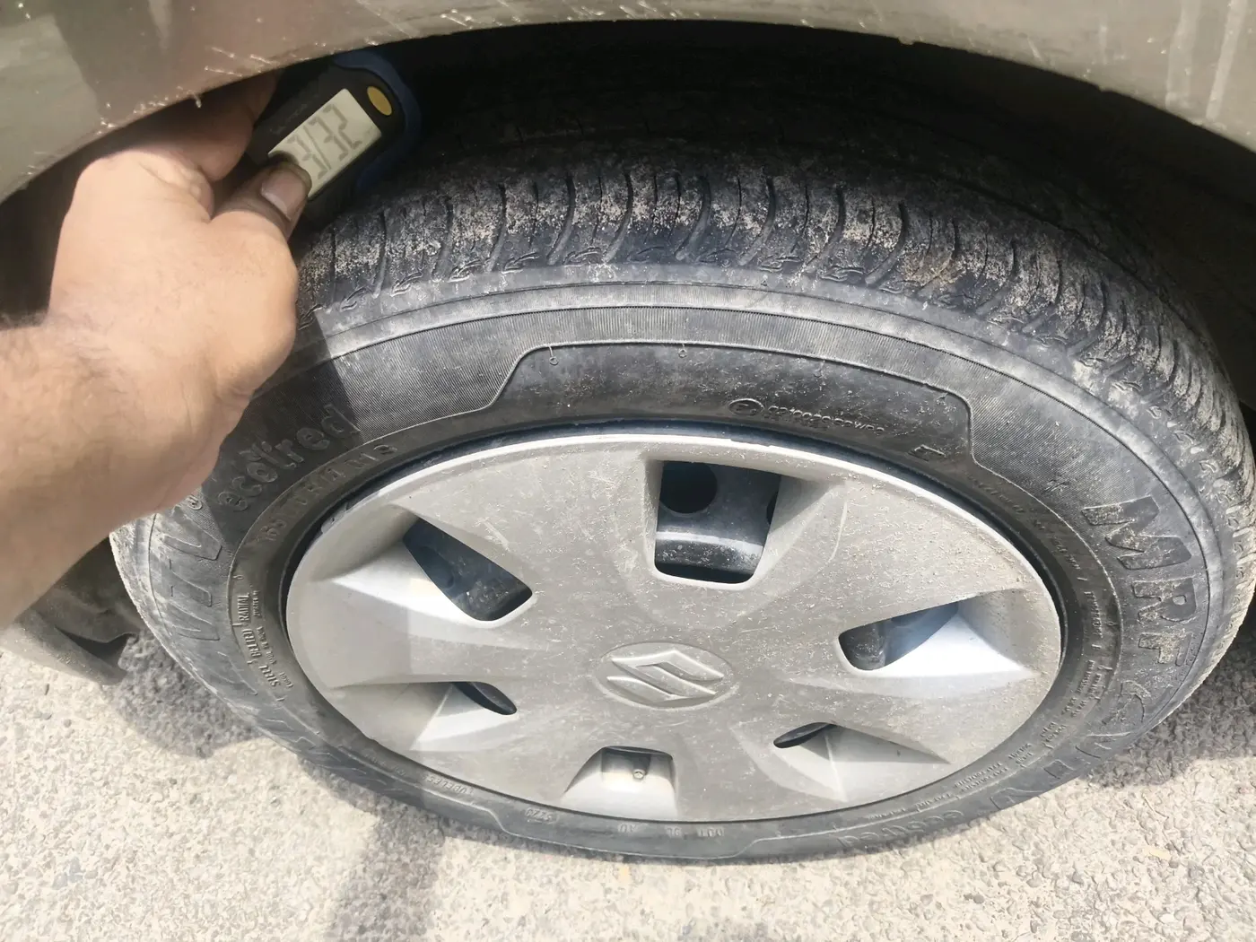 2024 Maruti New Wagon-R VXI CNG 1.0, CNG, Manual, 40,537 km, tyre