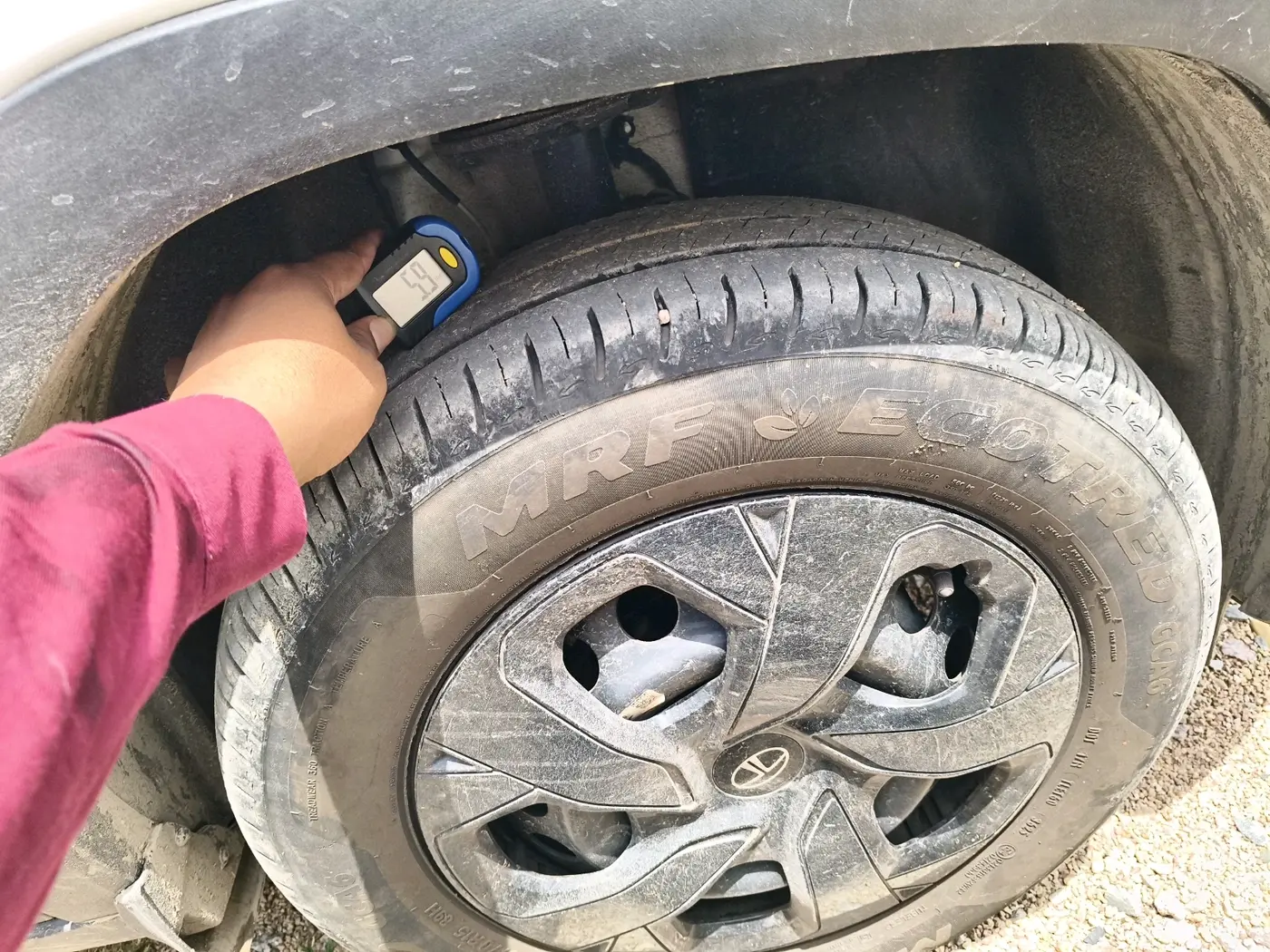 2025 Tata PUNCH ADVENTURE MT, Petrol, Manual, 12,868 km, tyre