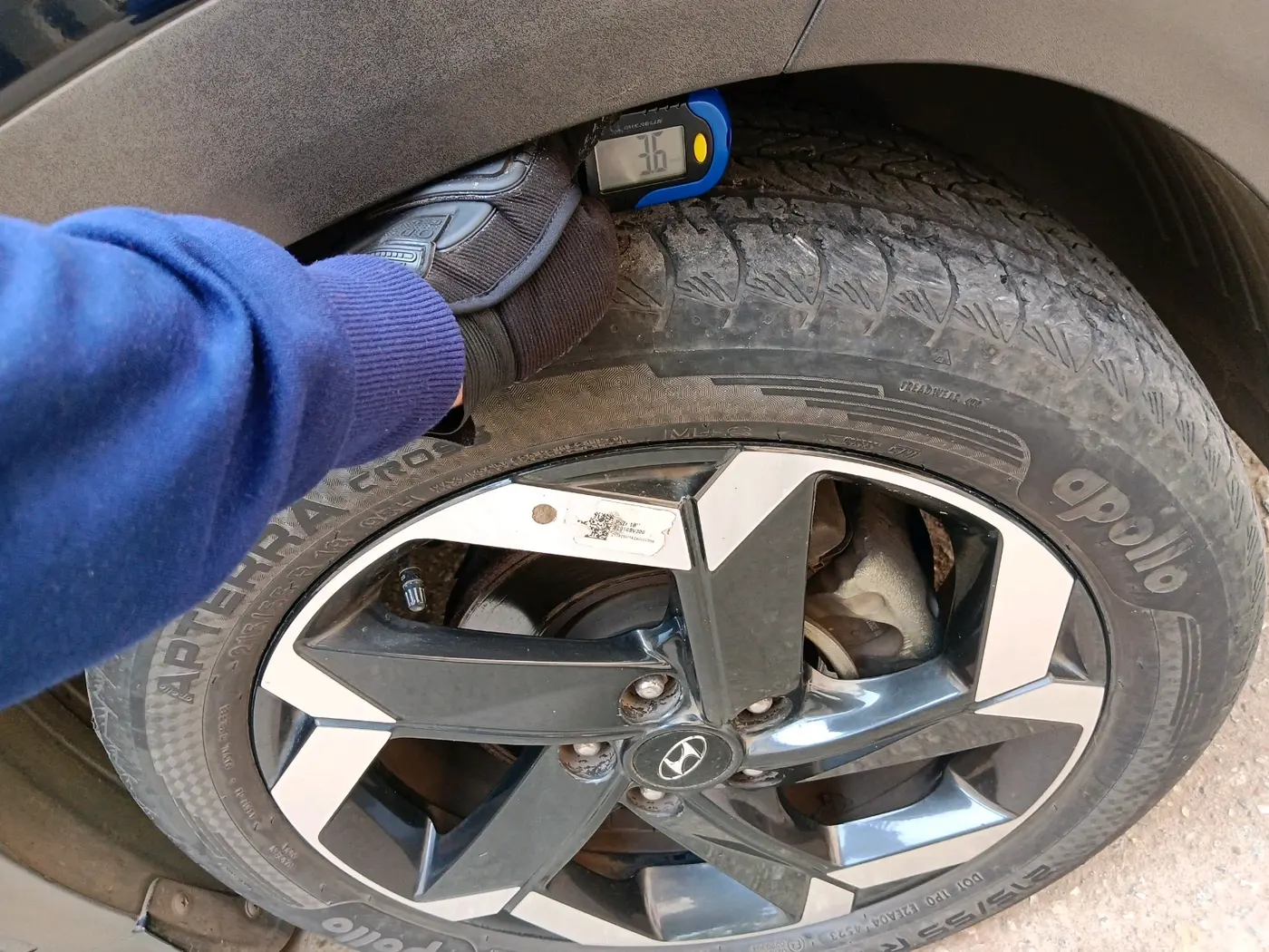 2021 Hyundai ALCAZAR 1.5 SIGNATURE (O) AT 6STR, Diesel, Automatic, 81,600 km, tyre