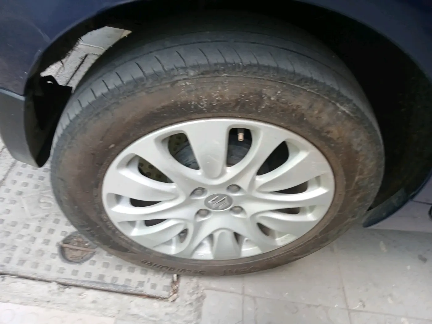 2018 Maruti Baleno ALPHA CVT PETROL 1.2, Petrol, Automatic, 1,45,714 km, tyre