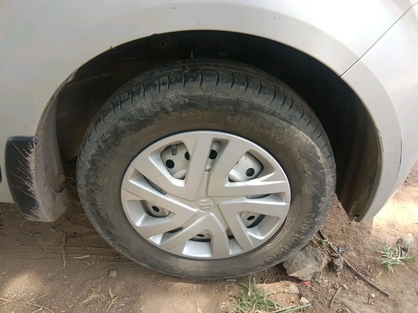 2021 Maruti New Wagon-R LXI CNG (O) 1.0, CNG, Manual, 90,813 km, tyre