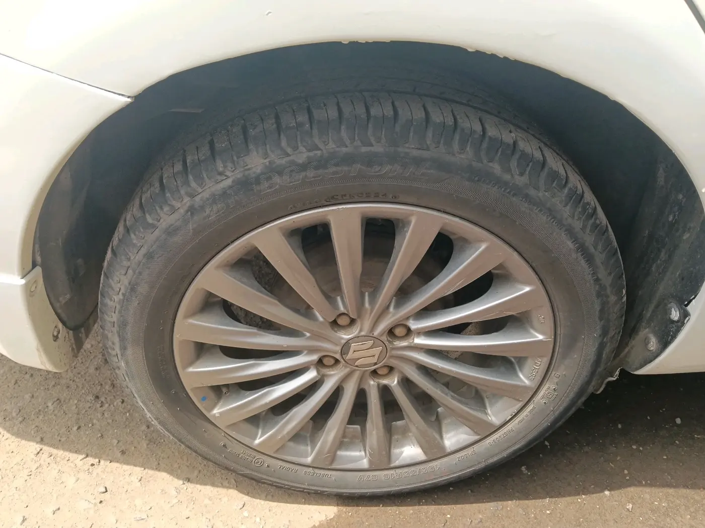 2015 Maruti Ciaz ZDI+ SHVS, Diesel, Manual, 91,685 km, tyre