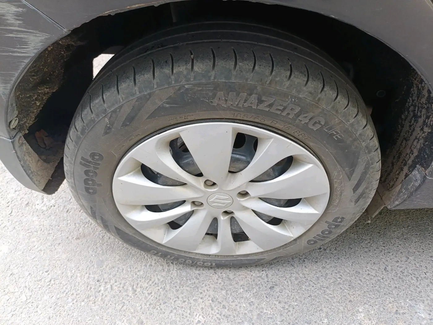 2018 Maruti Baleno DELTA PETROL 1.2, Petrol, Manual, 1,73,772 km, tyre