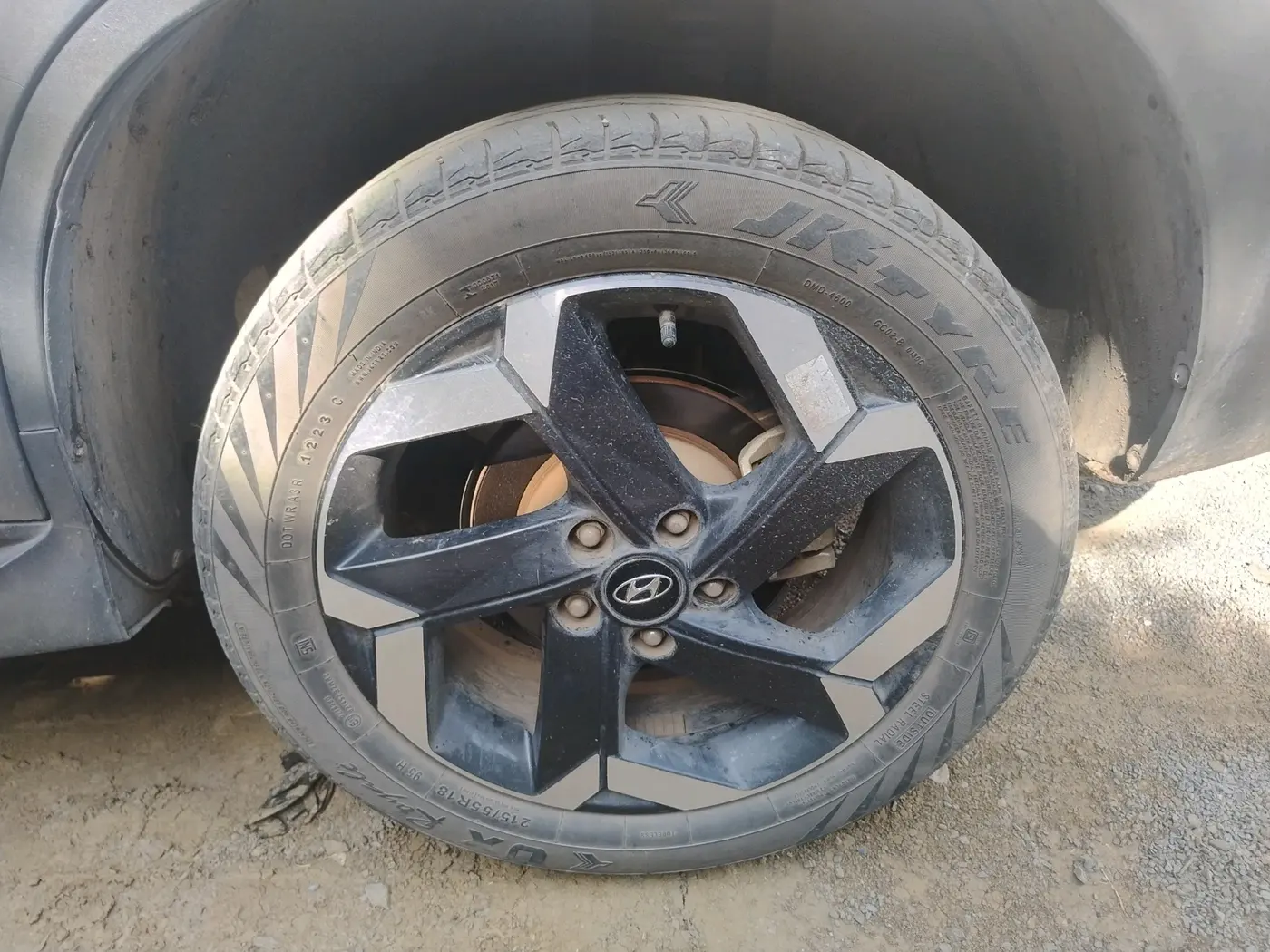 2023 Hyundai ALCAZAR PLATINUM(O) 7STR 1.5 AT, Diesel, Automatic, 54,864 km, tyre