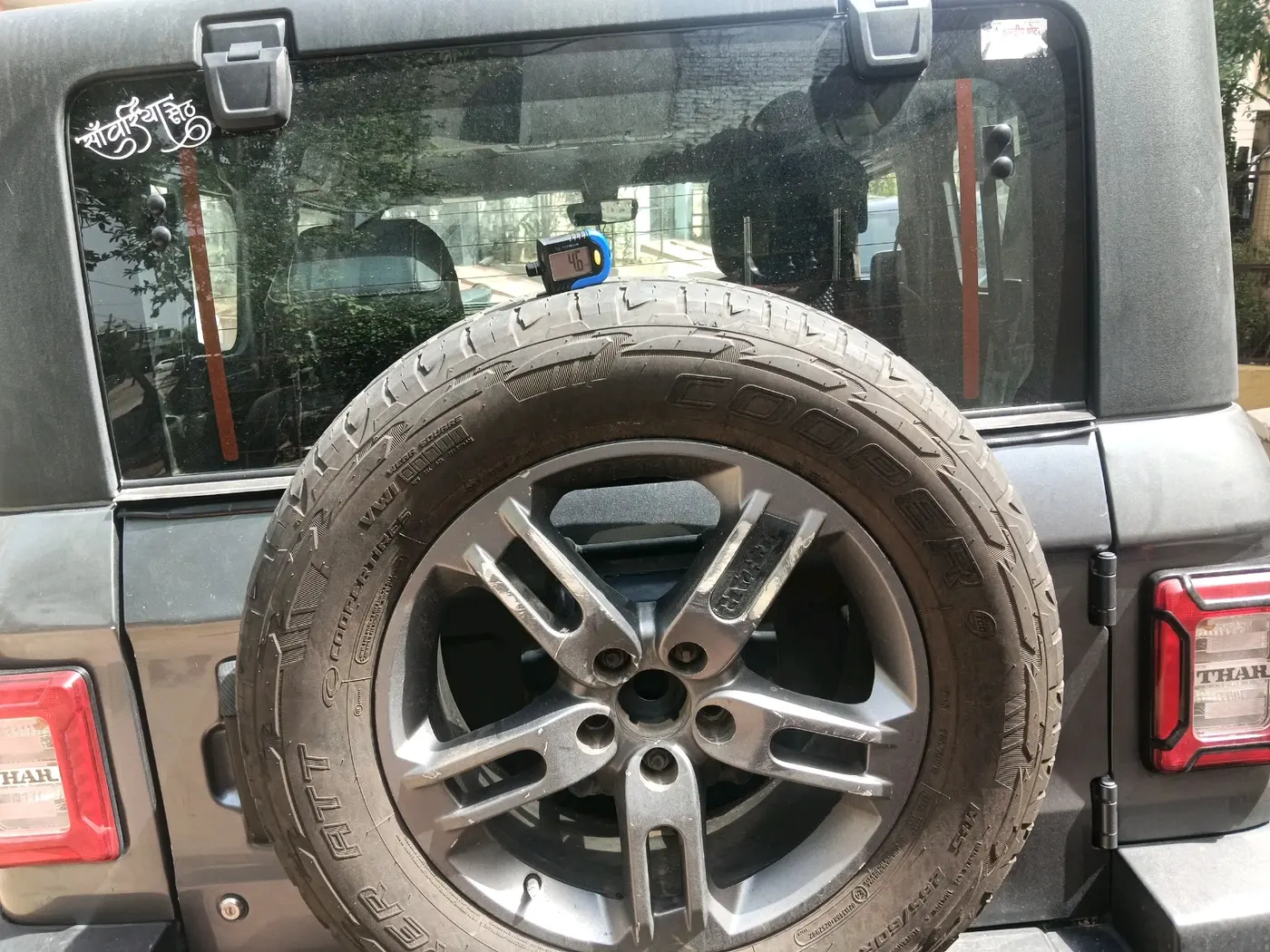 2022 Mahindra Thar LX HARD TOP 4WD MT, Diesel, Manual, 98,333 km, tyre