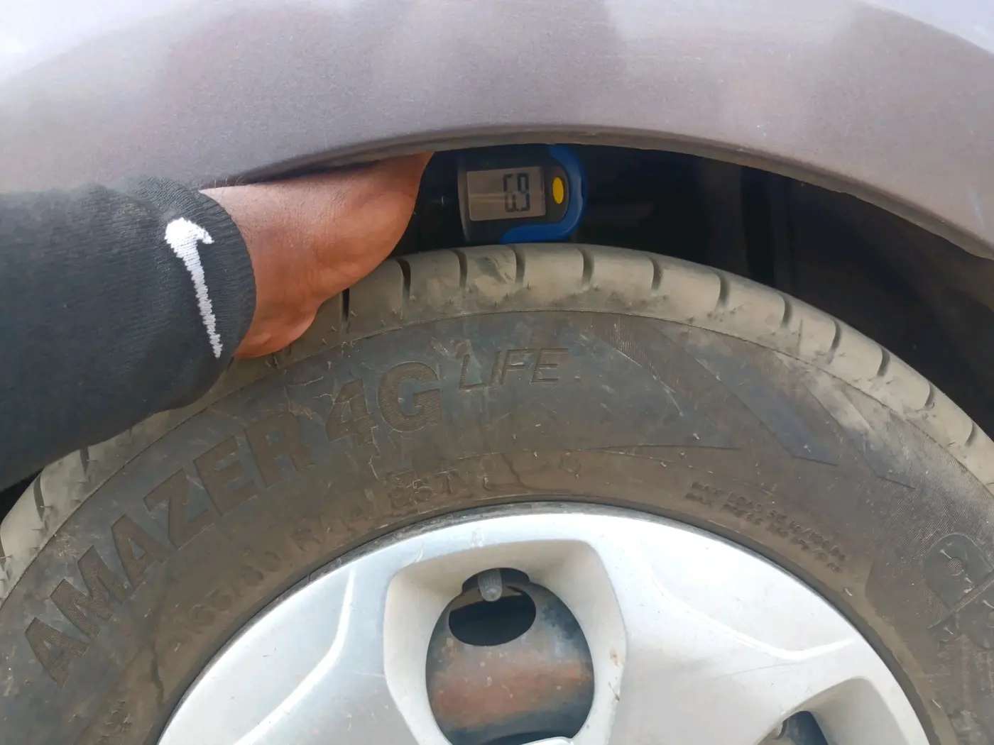 2019 Tata Tiago XT PETROL, CNG, Manual, 74,840 km, tyre