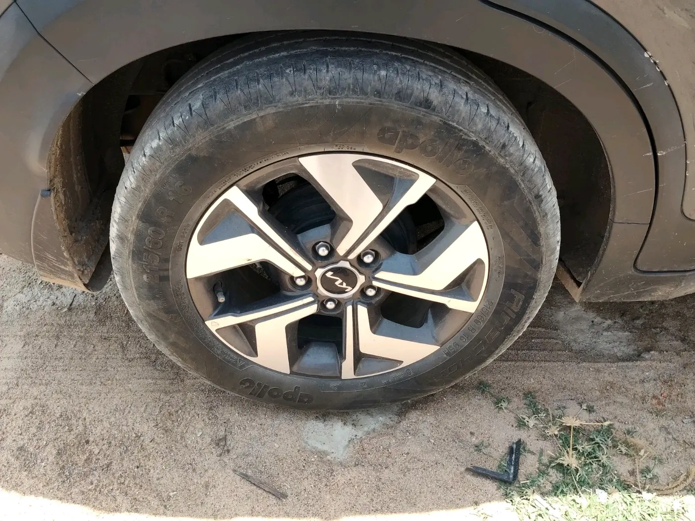 2022 KIA SONET HTX 1.5, Diesel, Manual, 58,438 km, tyre